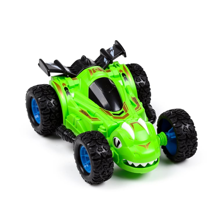 Kids Friction Light & Sound Lizard Race Car Toy - CE Marked, EN71 Compliant, Batteries Included