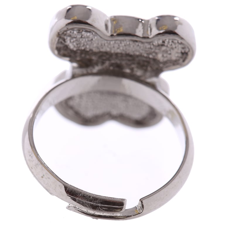 Adjustable Zinc and Imitation Rhodium Wildlife Animal Mood Ring - CE Marked
