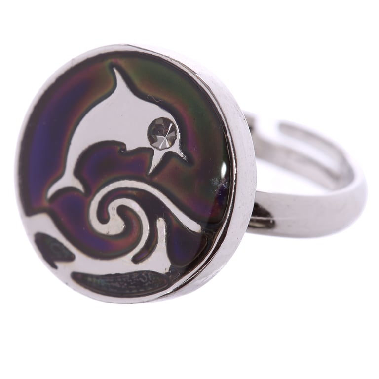 Animal & Flower Mood Ring - Adjustable and CE Marked Jewelry for Kids