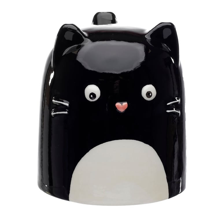 Ceramic Feline Farm Cat Upside Down Novelty Mug - 500ml Food Safe