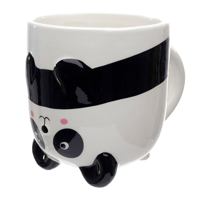 Dolomite Ceramic Novelty Upside Down Mug - Food Safe & 500ml Capacity