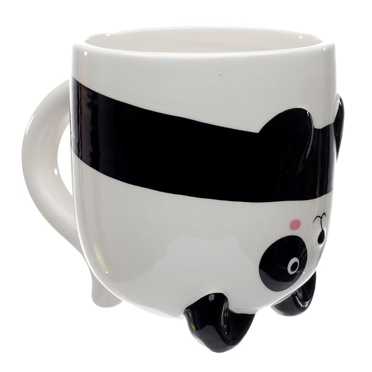 Dolomite Ceramic Novelty Upside Down Mug - Food Safe & 500ml Capacity
