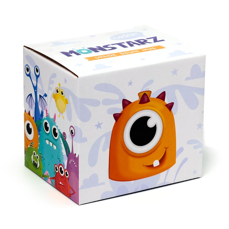 Monstarz Monster Upside Down Ceramic Mug - 550ml Food Safe Design