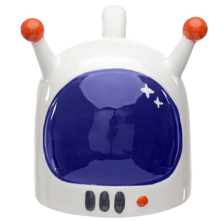 Space Cadet Astronaut Ceramic Upside Down Mug - Dishwasher and Microwave Safe Free Design