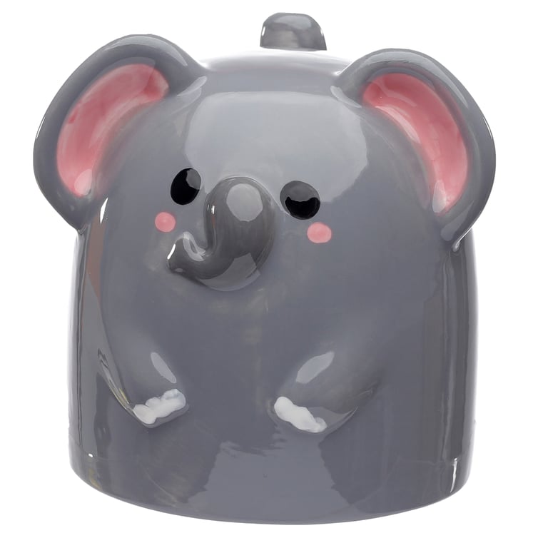Adoramals Elephant Upside Down 550ml Ceramic Mug - Unique Design, Microwave Safe