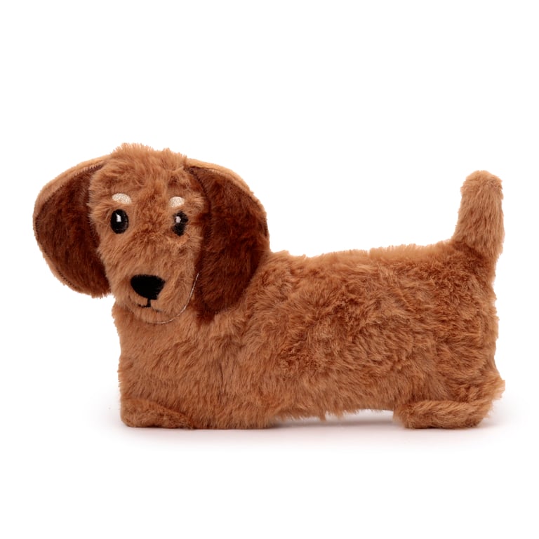 Microwavable Plush Lavender Heat Pack - Sausage Dog Soothing Comfort Cushion for Pets