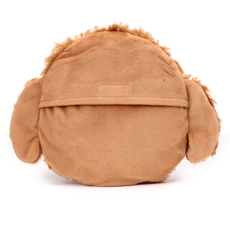Microwavable Plush Lavender Heat Pack - Cavapoo Fluffy Dog Head: Child-Safe Home Remedy for Relief
