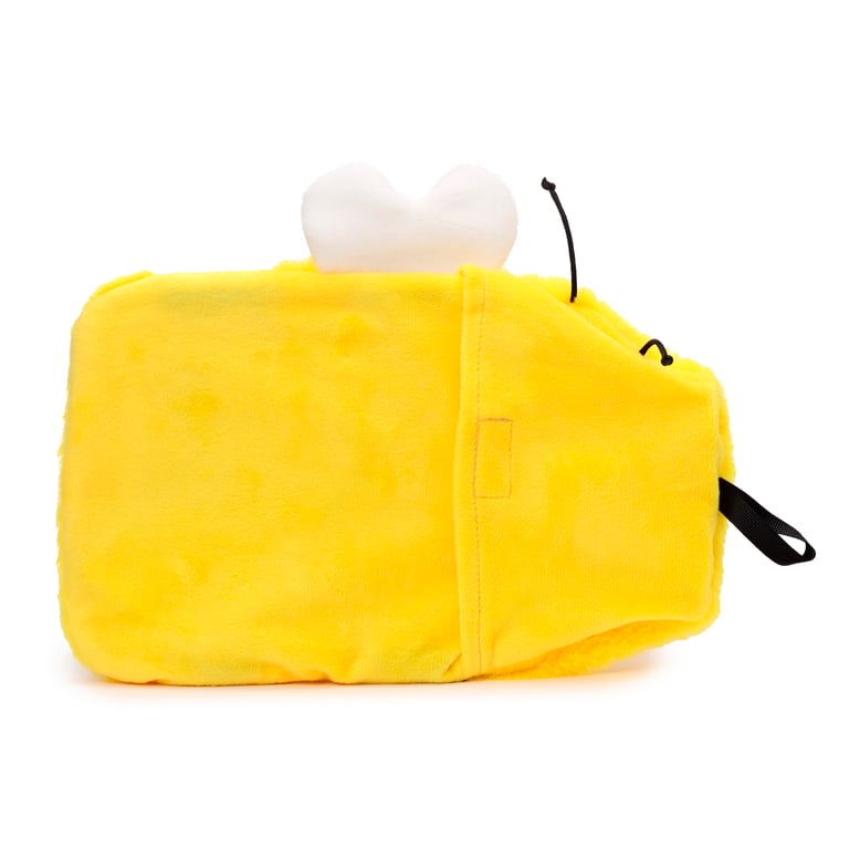 Hot Water Bottle with Plush Bumble Bee Cover 650ml - CE Marked Safety Standard