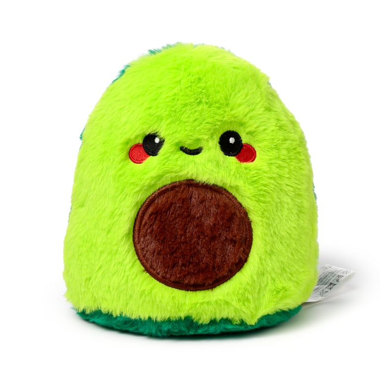 Microwavable Avocado Plush Heat Pack with Lavender Scent and Wheat Seeds - Safety Conformant