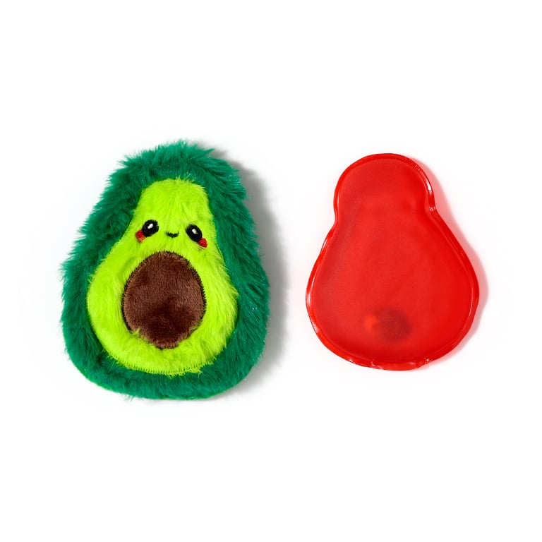 Snuggables Avocado Plush Hand Warmer - Reusable & BS 8433 Compliant