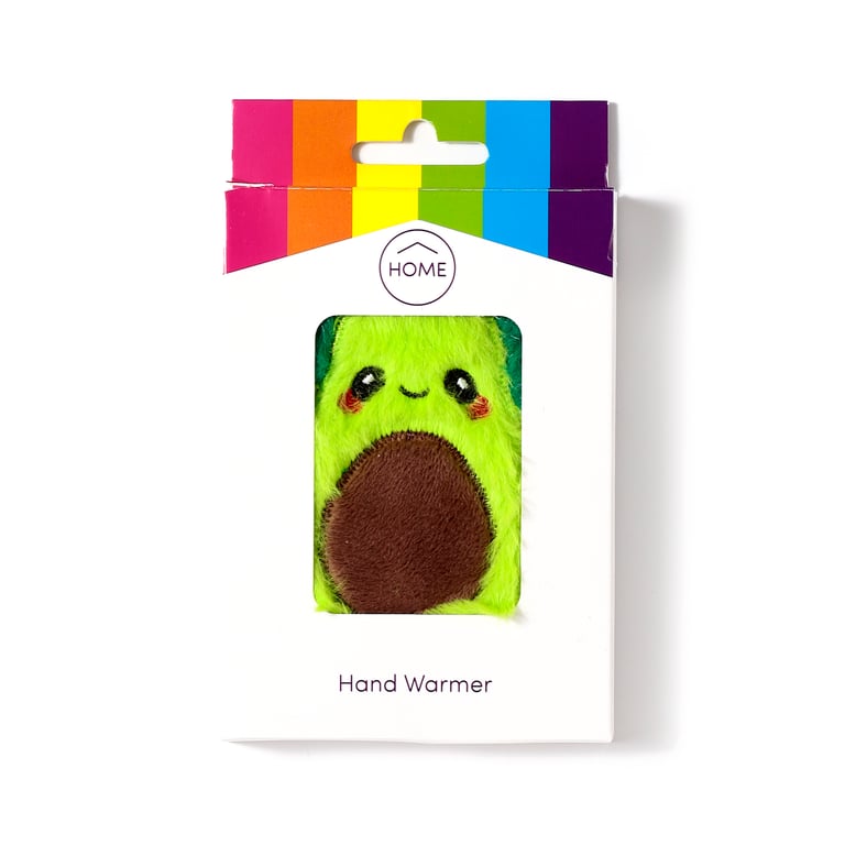 Snuggables Avocado Plush Hand Warmer - Reusable & BS 8433 Compliant