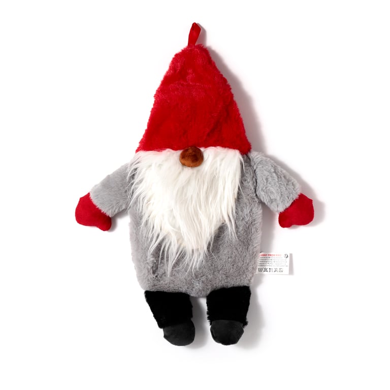 Hot Water Bottle with Plush Cover - CE Marked and Compliant with BS1970 Safety Standard