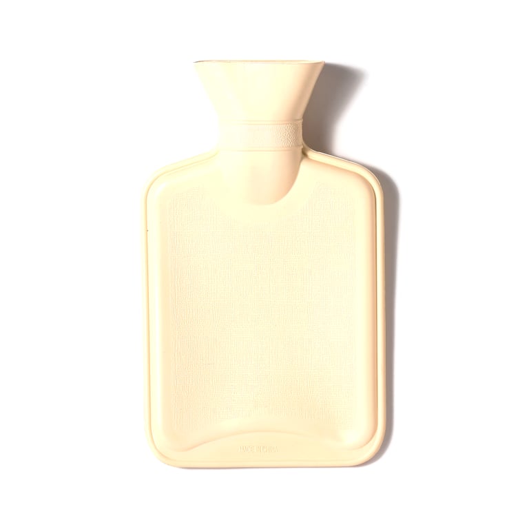 Hot Water Bottle with Plush Cover - CE Marked and Compliant with BS1970 Safety Standard