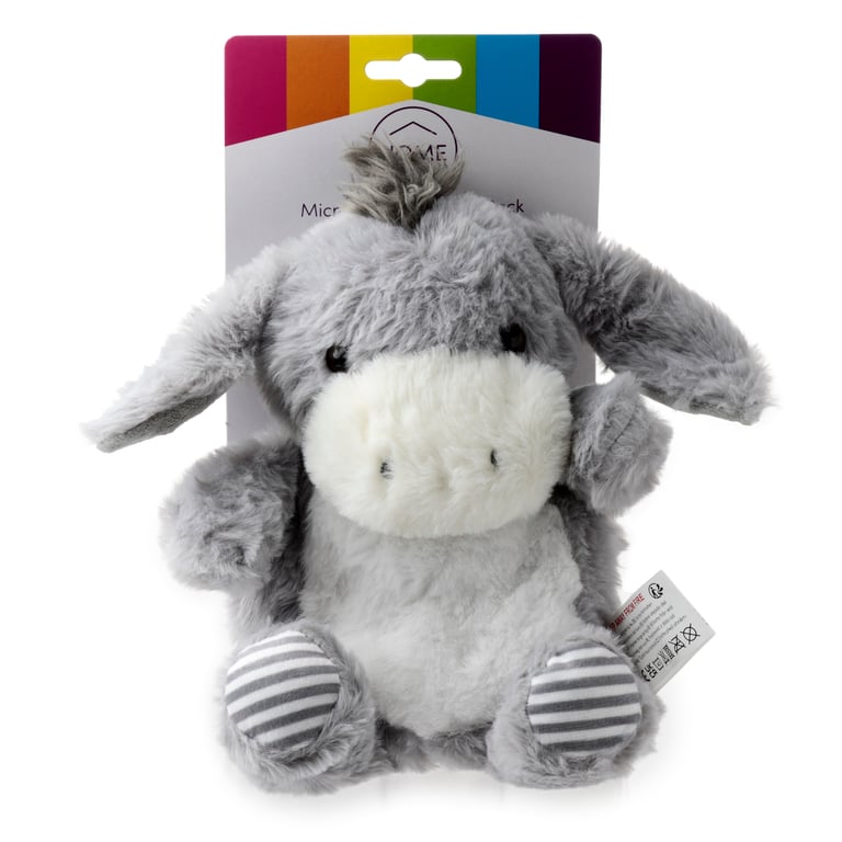 Lavender Donkey Microwavable Heat Pack - 100 Polyester Cover, British Standard Compliant