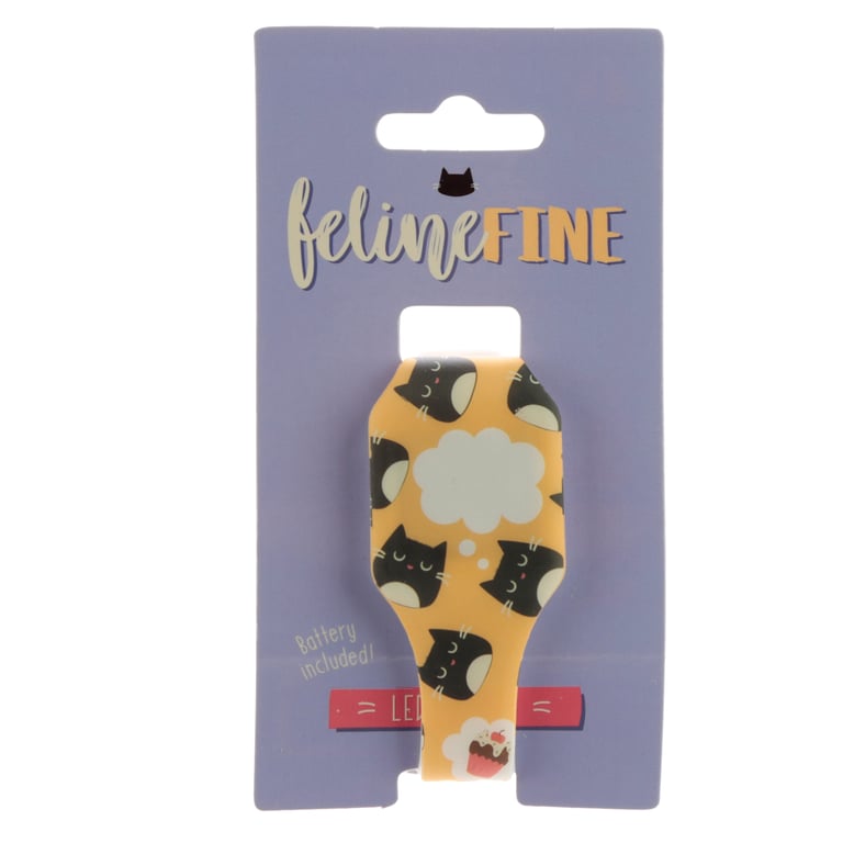 Silicone Digital Watch - Feline Fine Cat with CE Marking and Batteries Included
