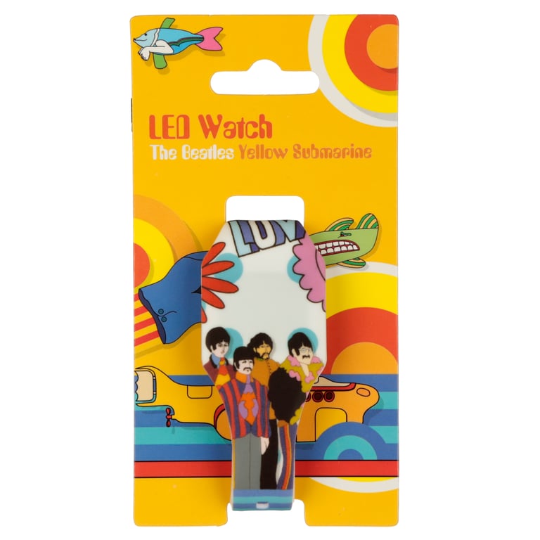 Yellow Submarine Silicone Digital Watch - Battery Included, CR2016