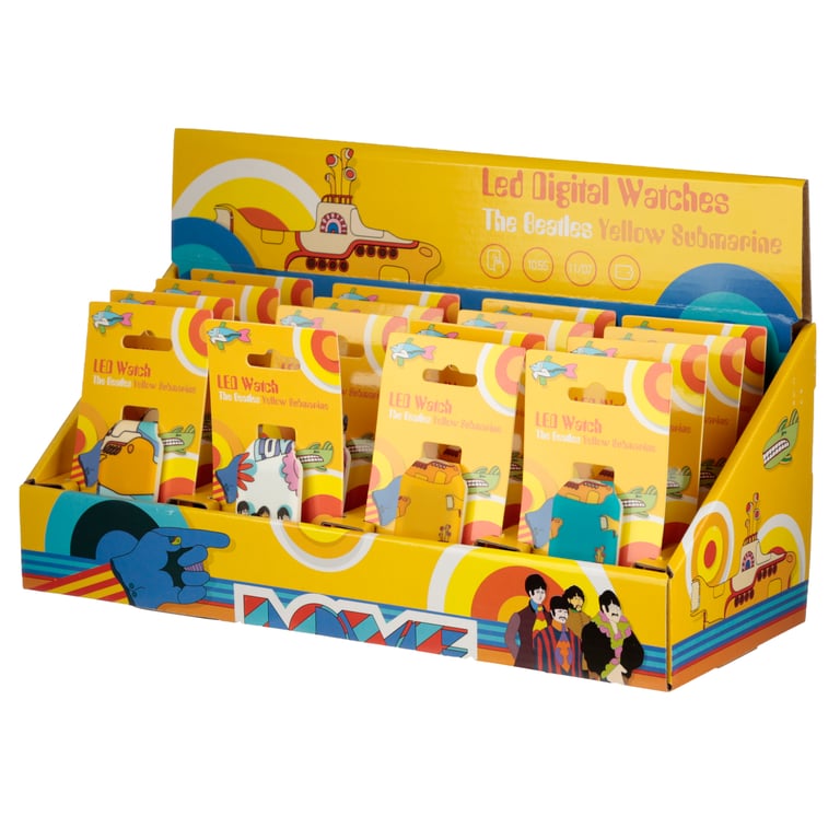 Yellow Submarine Silicone Digital Watch - Battery Included, CR2016