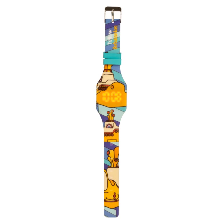 Yellow Submarine Silicone Digital Watch - Battery Included, CR2016