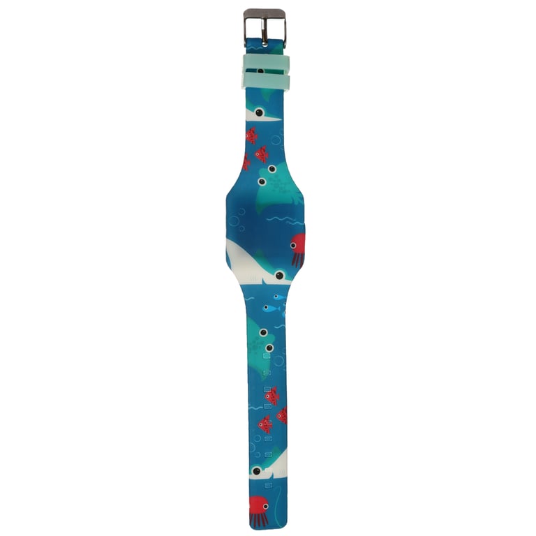 Silicone Digital Watch - Splosh Sealife Waterproof with CR2016 Battery Included