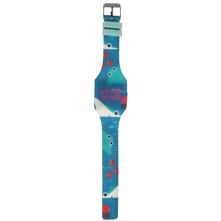 Silicone Digital Watch - Splosh Sealife Waterproof with CR2016 Battery Included