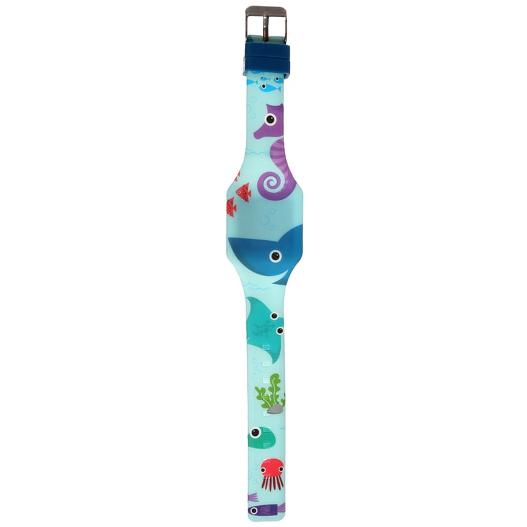 Silicone Digital Watch - Splosh Sealife Waterproof with CR2016 Battery Included
