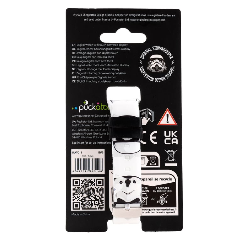 Silicone Digital Stormtrooper Watch - CE Marked & Battery Included