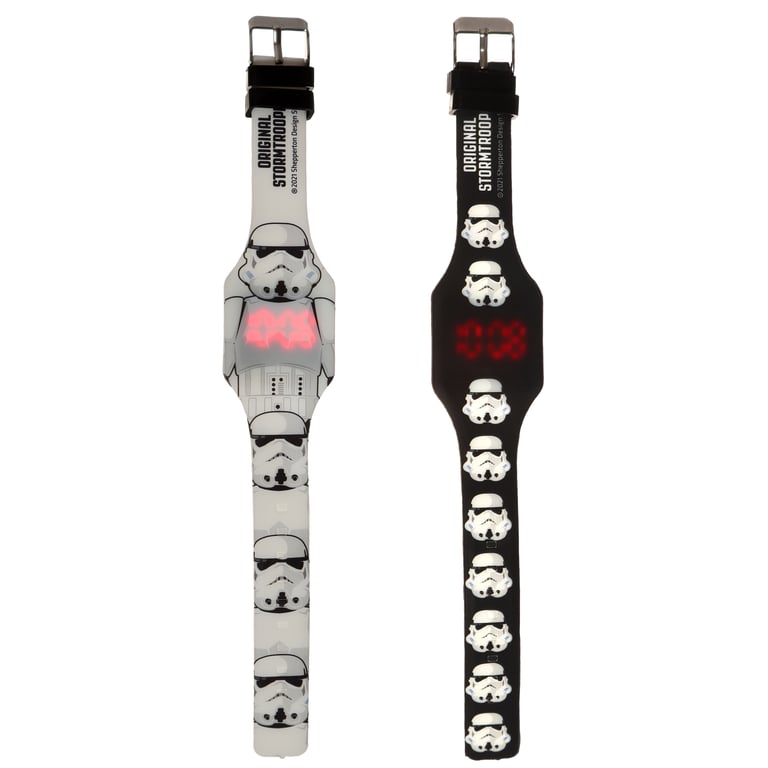 Silicone Digital Stormtrooper Watch - CE Marked & Battery Included