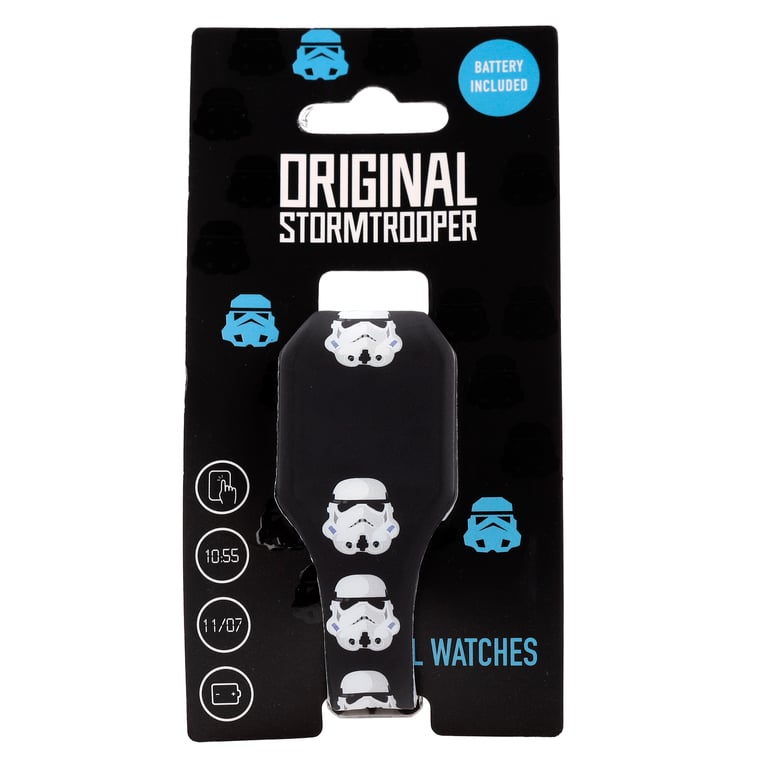 Silicone Digital Stormtrooper Watch - CE Marked & Battery Included