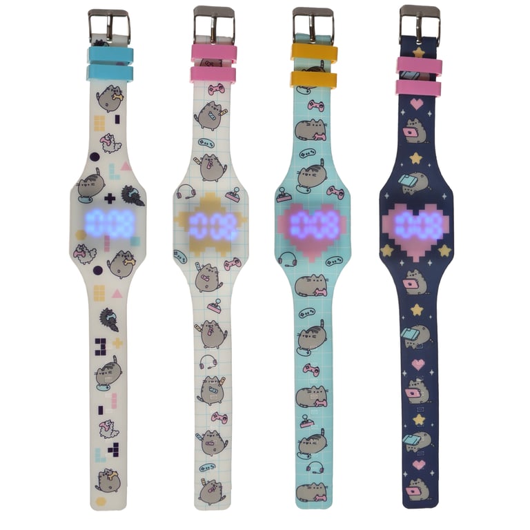 Silicone Pusheen Cat Digital Watch - Battery Included