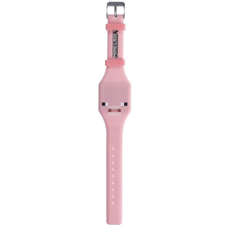 Silicone Digital Watch - Minecraft Faces, Licensed and Battery Operated
