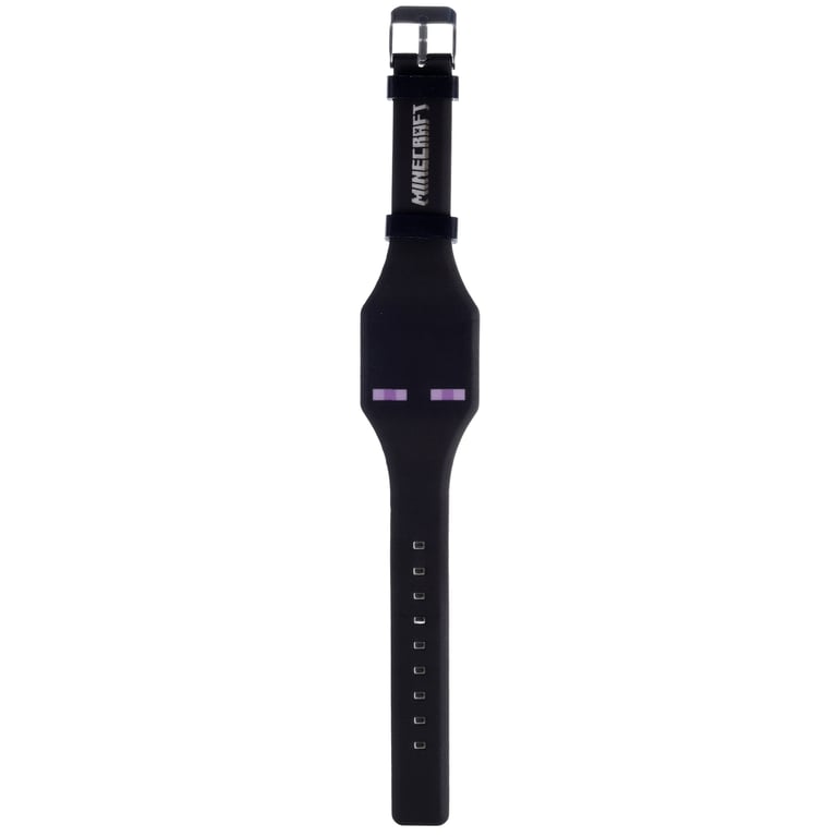 Silicone Digital Watch - Minecraft Faces, Licensed and Battery Operated