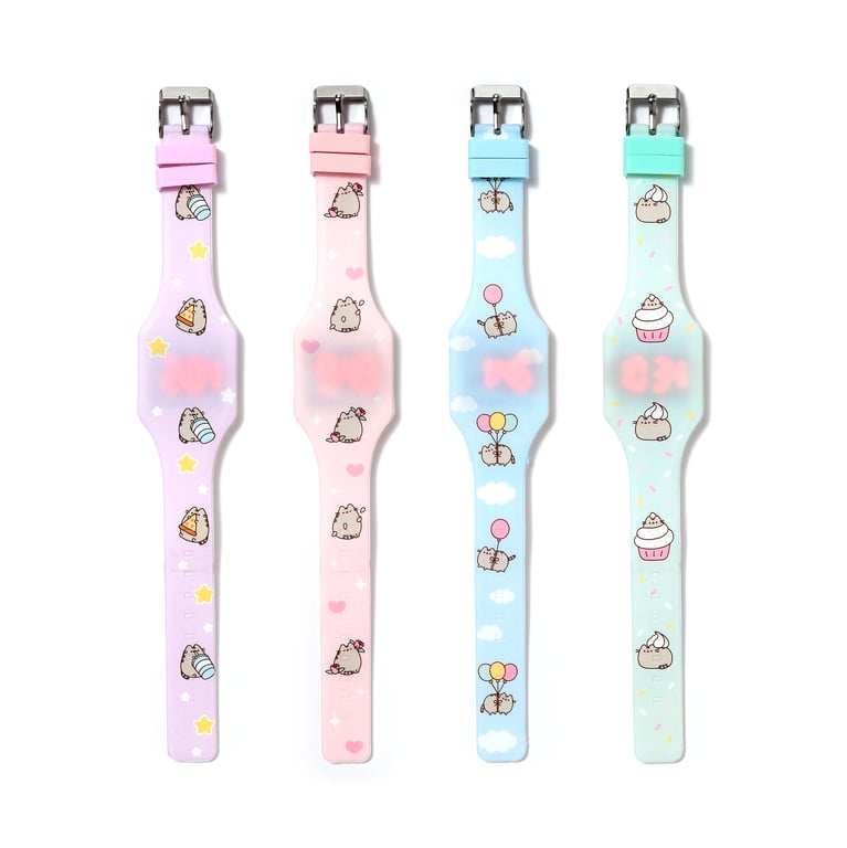 Silicone Digital Watch - Pusheen Cat Foodie & Fun, Battery Included