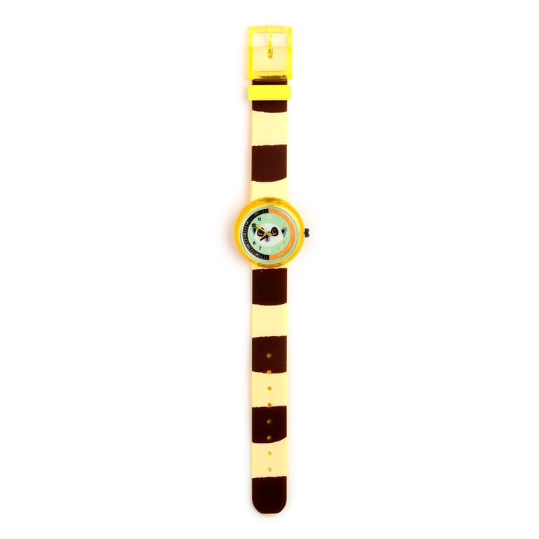 Analogue PVC Metal Watch - CE/UKCA Marked, LR626 Battery Included