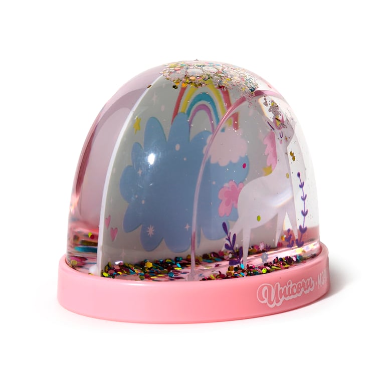 Collectable Snow Storm (Medium) - Unicorn Magic Ornament with Glitter and Plastic Details