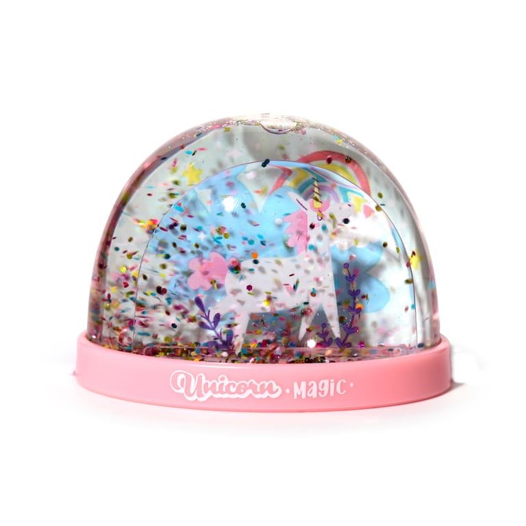 Collectable Snow Storm (Medium) - Unicorn Magic Ornament with Glitter and Plastic Details