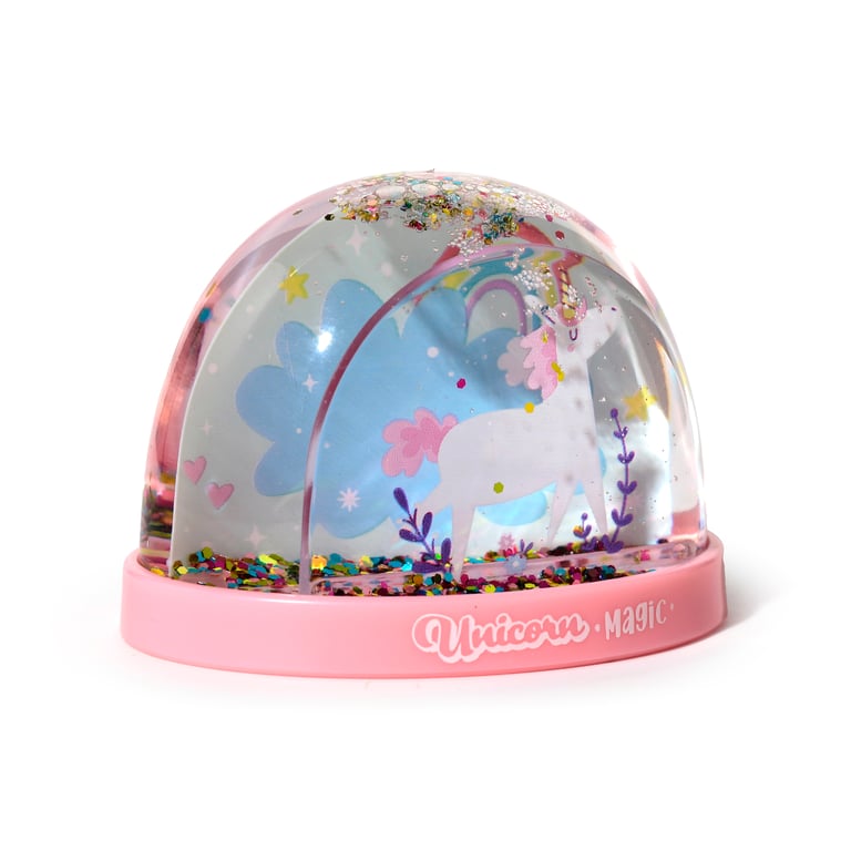 Collectable Snow Storm (Medium) - Unicorn Magic Ornament with Glitter and Plastic Details
