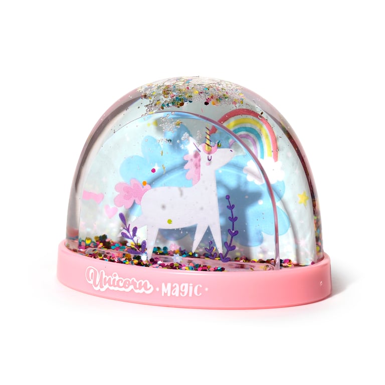 Collectable Snow Storm (Medium) - Unicorn Magic Ornament with Glitter and Plastic Details