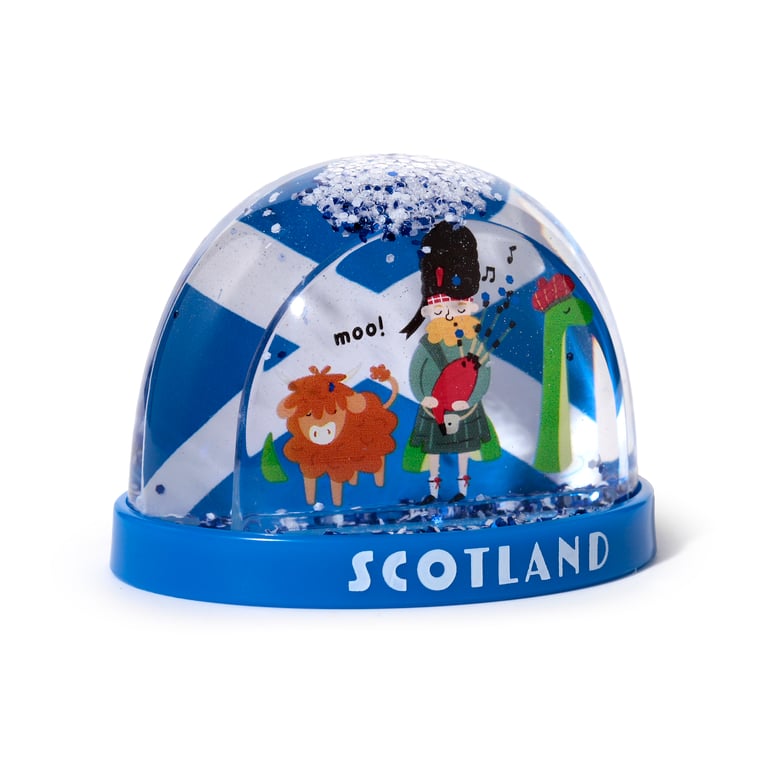 Plastic Collectable Snow Storm (Medium) - Scotland Souvenir Decoration