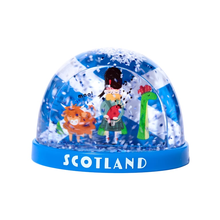 Plastic Collectable Snow Storm (Medium) - Scotland Souvenir Decoration