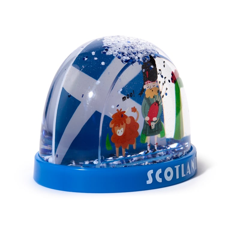 Plastic Collectable Snow Storm (Medium) - Scotland Souvenir Decoration
