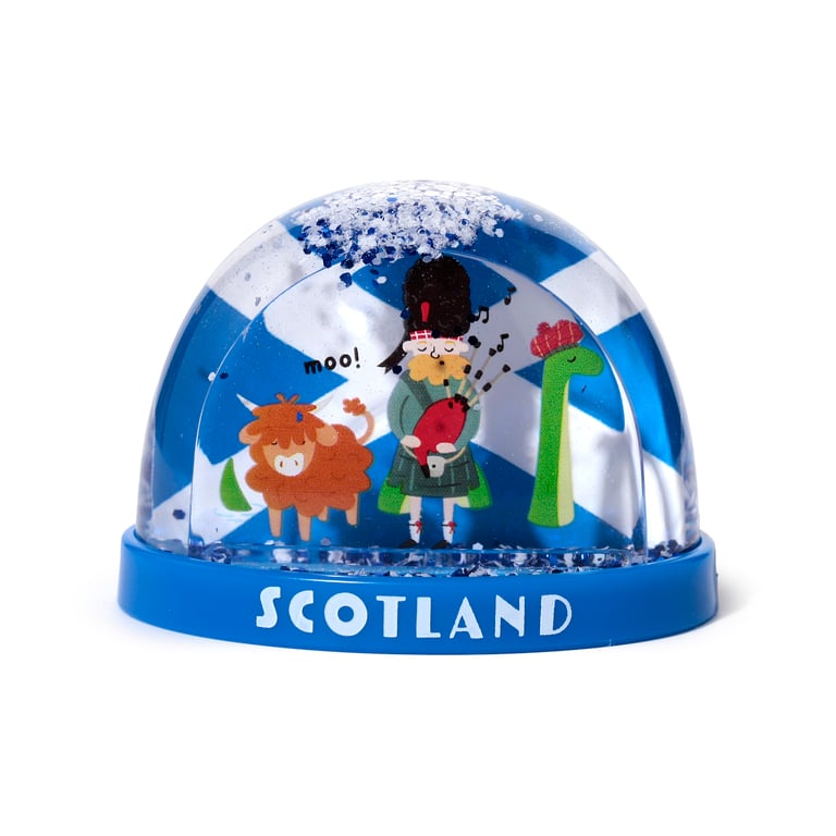 Plastic Collectable Snow Storm (Medium) - Scotland Souvenir Decoration