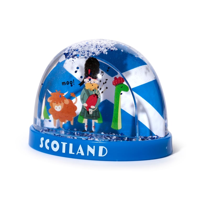 Plastic Collectable Snow Storm (Medium) - Scotland Souvenir Decoration
