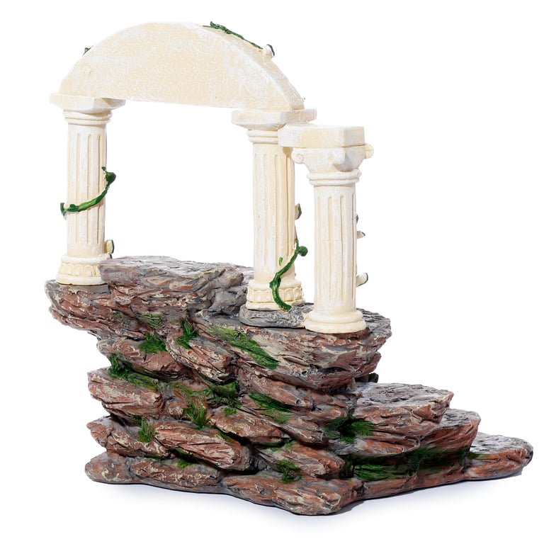 Cute Fairy Waterfall Resin Tiered Display Stand for Home Decor