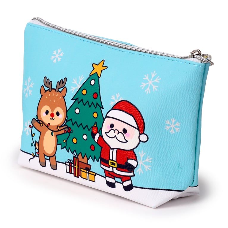 PVC Toiletry Makeup Wash Bag, Medium Size, Vegan Packaging, Christmas Gift