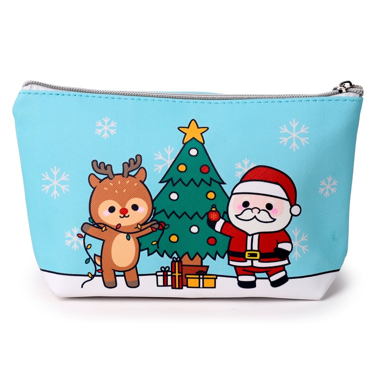 PVC Toiletry Makeup Wash Bag, Medium Size, Vegan Packaging, Christmas Gift
