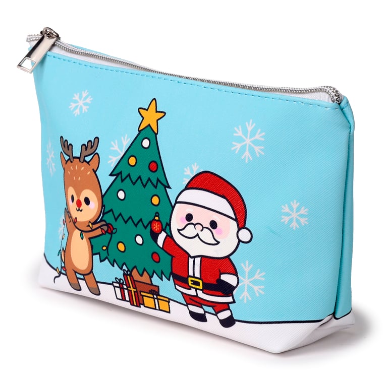 PVC Toiletry Makeup Wash Bag, Medium Size, Vegan Packaging, Christmas Gift