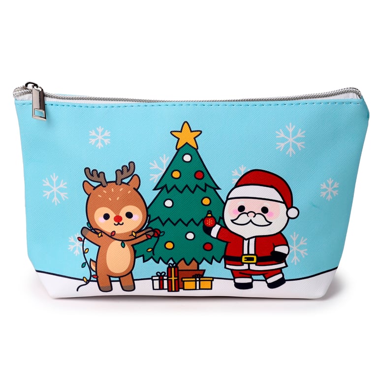 PVC Toiletry Makeup Wash Bag, Medium Size, Vegan Packaging, Christmas Gift
