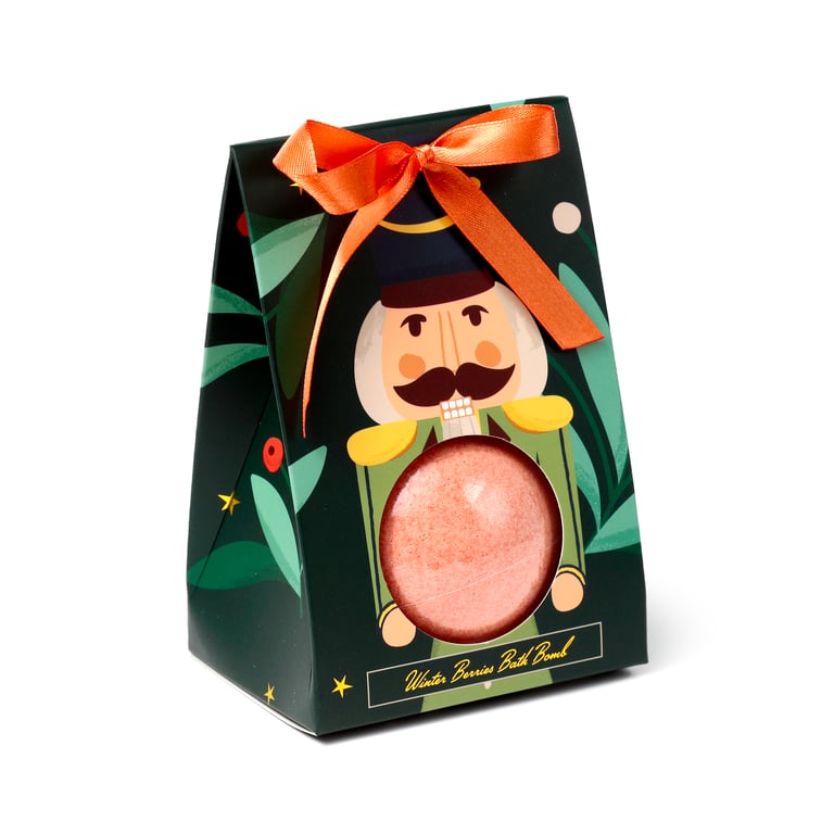 Handmade Christmas Bath Bomb - Cruelty-Free, Vegan, and Palm Oil Free Gift Box
