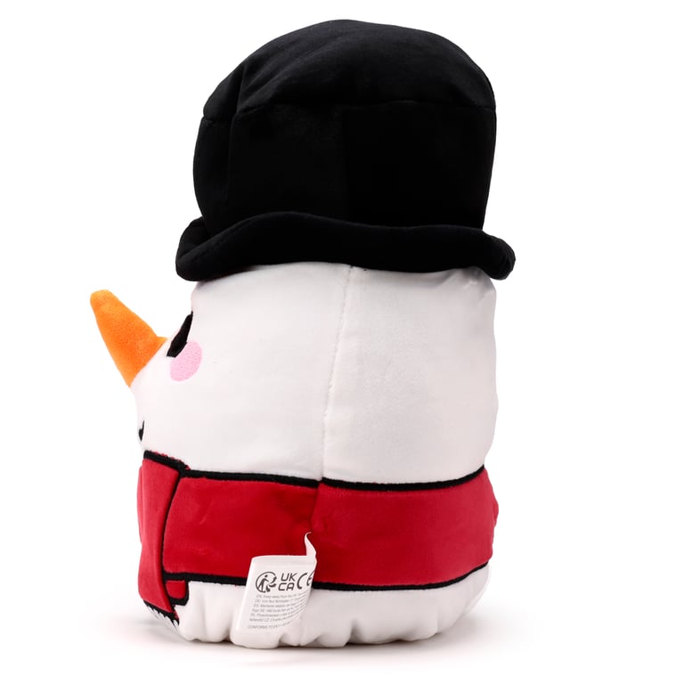 Squidglys Cole the Snowman Velboa CE Marked Plush Toy