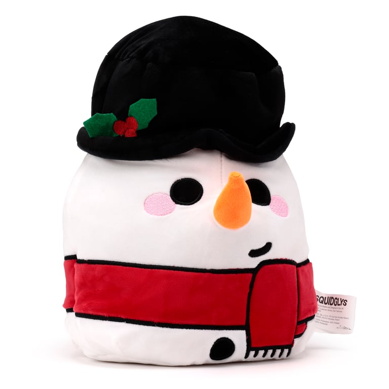 Squidglys Cole the Snowman Velboa CE Marked Plush Toy